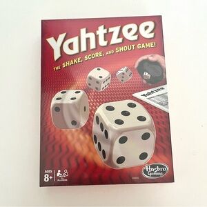 Yahtzee NWT Hasbro Gaming 2+ Players Brand New in Box And Packa